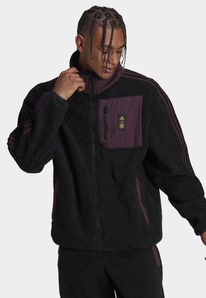 DEUTSCHLAND DFB FLEECE JACKET - Squadra nazionale - black shadow maroon