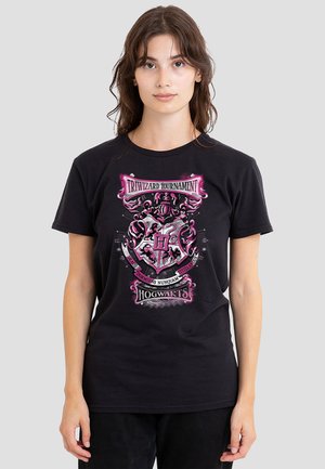 Cotton Soul, HARRY POTTER TRIWIZARD TOURNAMENT HOGWARTS - Print T-shirt - black
