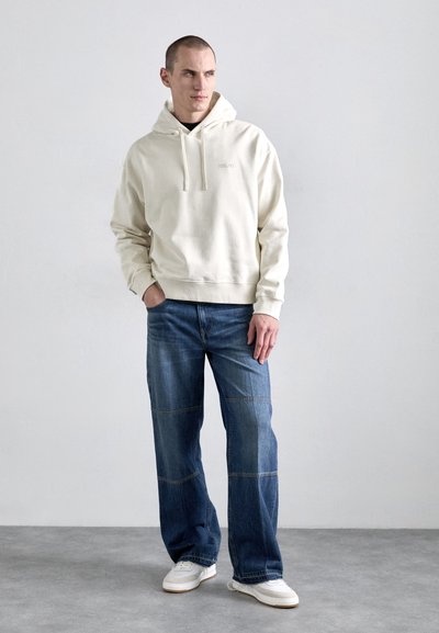 NN.07 DAVID HOODIE - Bluză de molton - off-white