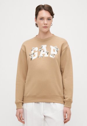 EXCLUSVIE HERITAGE CREW - Sweatshirt - mojave