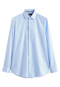 SIGNATURE TEXTURED WITH TRIM DETAIL SLIM FIT SINGLE CUFF - Ing - blue
