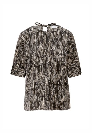 comma casual identity Blouse - schwarz