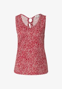 Unausgewählt, mohnrot