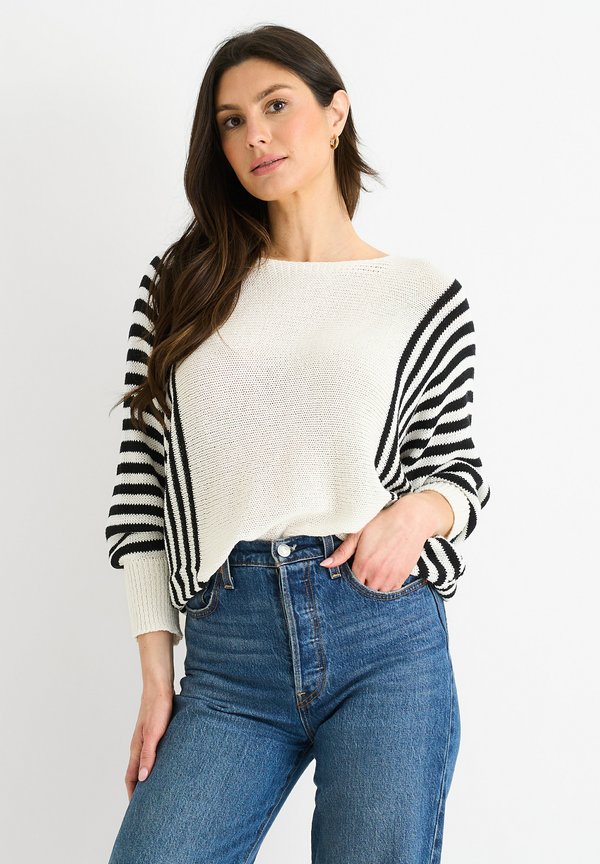 Strickpullover - weiß