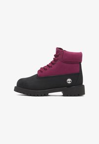 Ej vald, black nubuck w dk pink