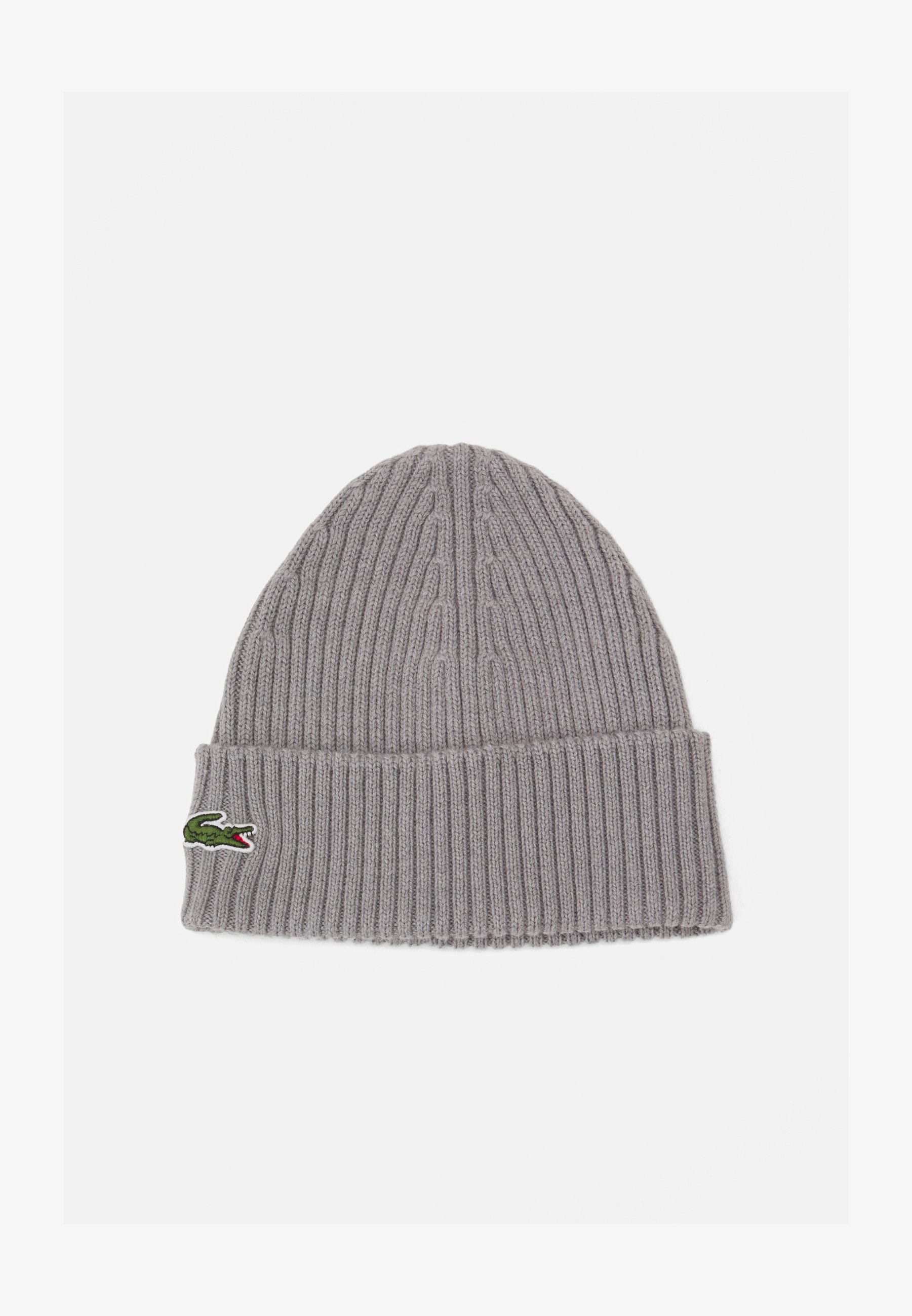 Lacoste BONNET UNISEX Beanie agate chine/mottled light grey