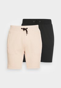 Não selecionado, tan/black