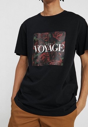 T-shirt imprimé - black