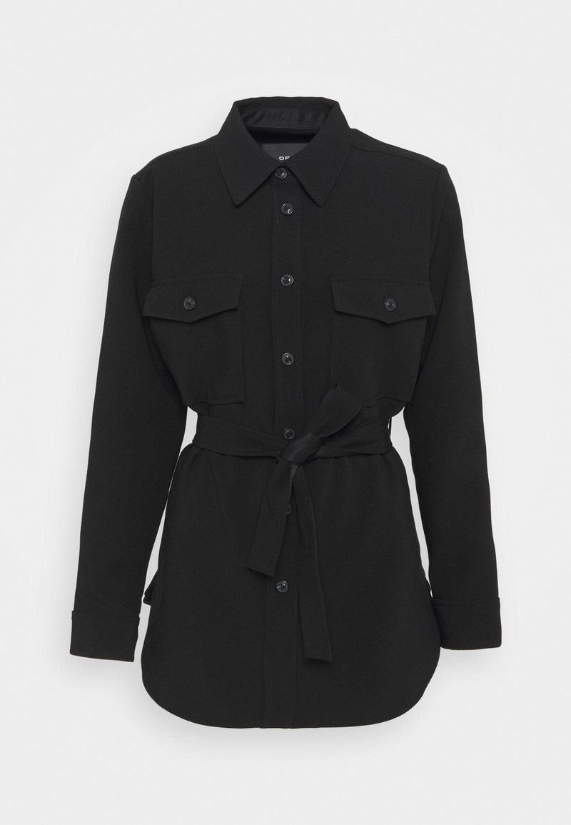 OPUS Pitkä takki - black