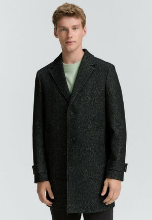 MIT REVERSKRAGEN - Manteau classique - fussy salt and pepper