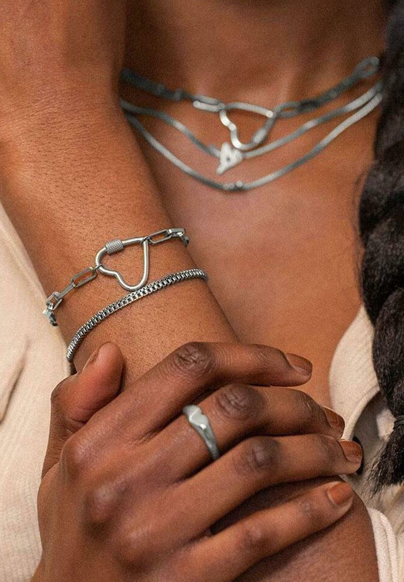 PURELEI PALEKANA HEART - Armband - silver-coloured