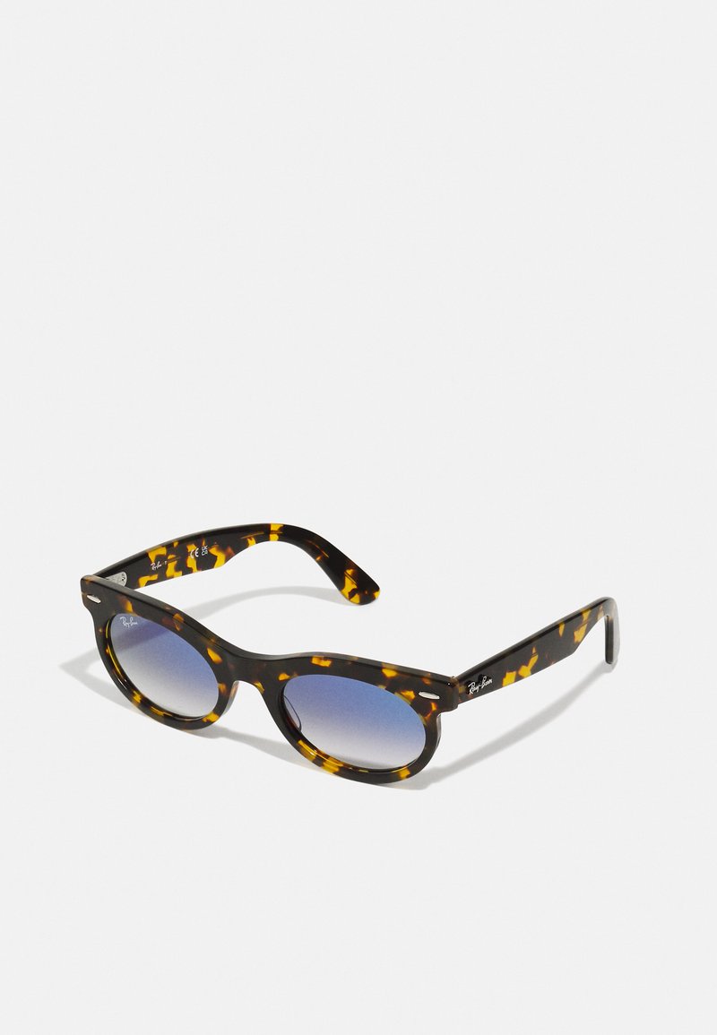 Ray-Ban - WAYFARER OVAL UNISEX - Slnečné okuliare - yellow havana/clear blue, Zväčšiť