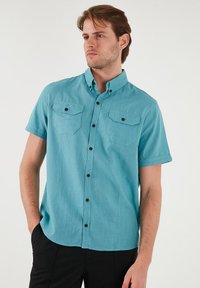 Buratti REGULAR FIT - Overhemd - petrol blue