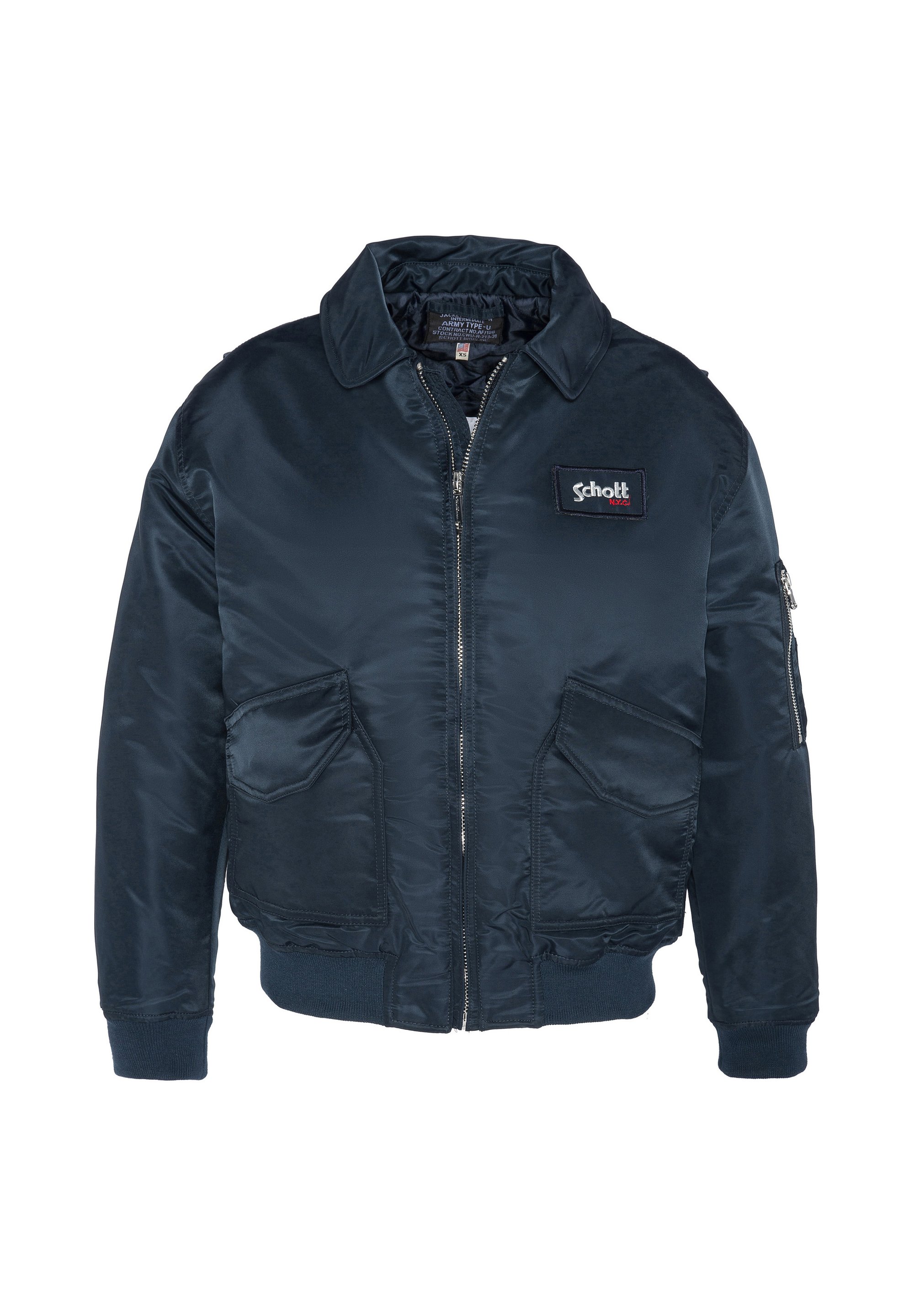 Schott DANWRS Bomber Jacket marine/dark blue