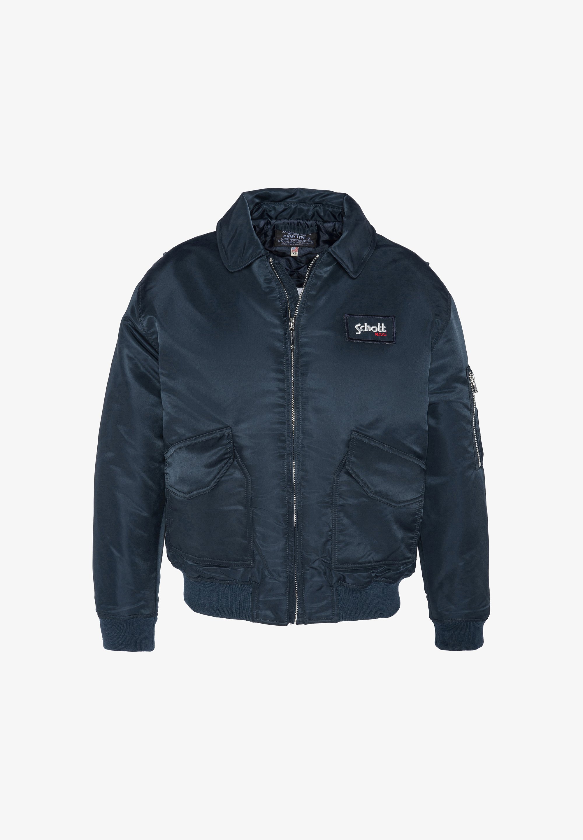 Schott DANWRS Bomber Jacket marine/dark blue - Main Image