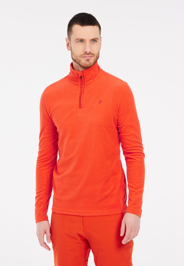 PERFECTO - Fleecepullover - burnt orange