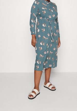 Abito a camicia - dark green