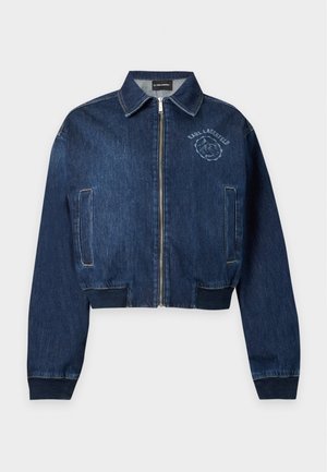 KARL LAGERFELD, IKON JACKET - Τζιν μπουφάν - dark blue denim