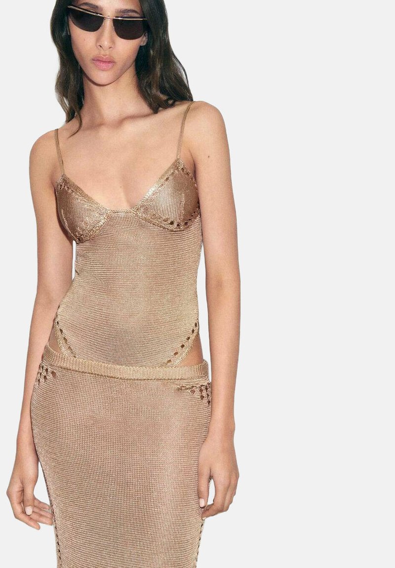 Mango Top - gold-coloured