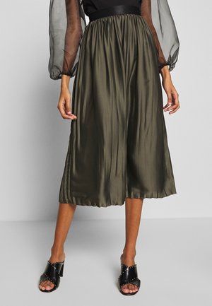 A-snit nederdel - dark green