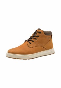 s.Oliver Lace-up ankle boots - cognac