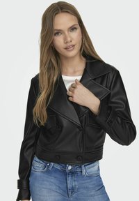 ONLY Giacca in similpelle - black