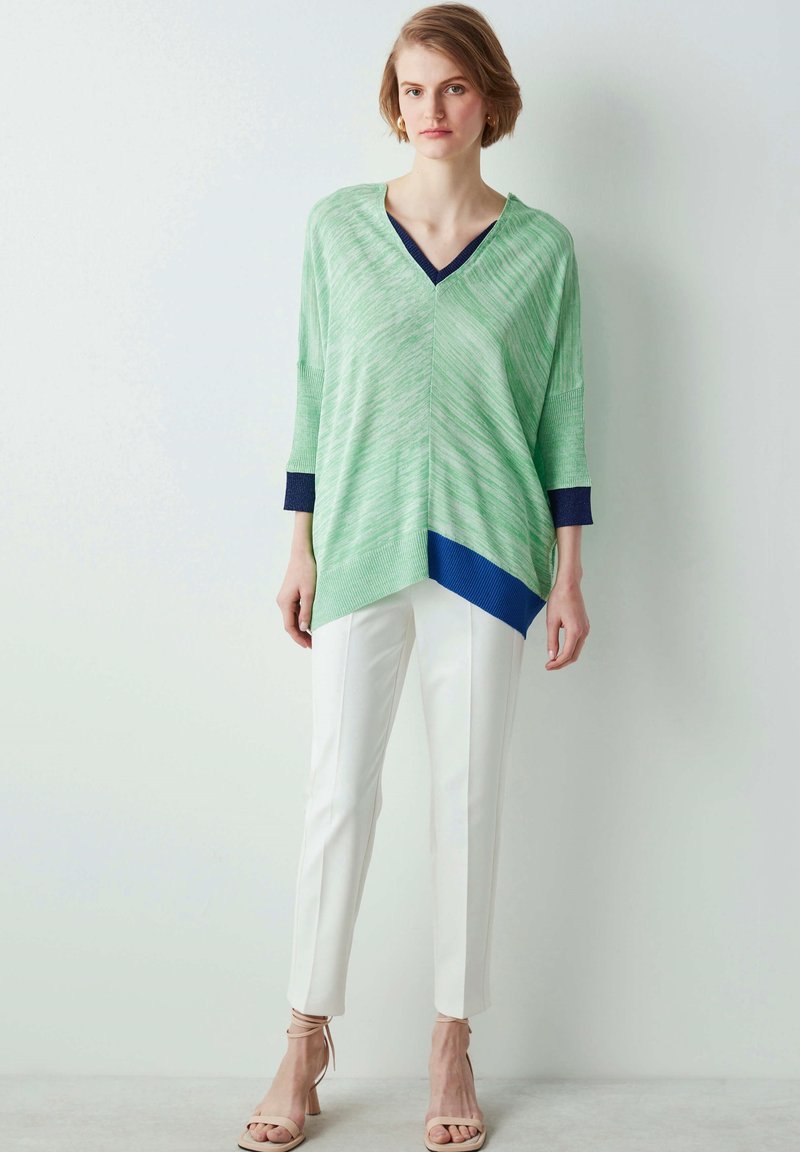 Damen Strickjacken | Ipekyol Strickpullover l. green/hellgrün - SS15138 Damen Strickjacken | Ipekyol Strickpullover l. green/hellgrün - SS15138