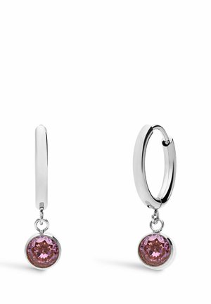 Oorbellen - silver-coloured/pink