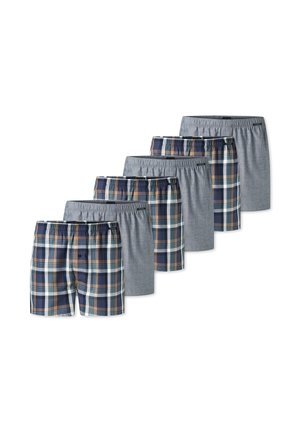6ER PACK  - Boxershorts - dunkelblau/grau