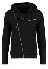 YOURTURN Mikina na zip - black