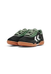 Scarpe Hummel ROOT ELITE II JR LC Nere, Bambino, Chiusura Con Lacci, Intersuola In EVA, Suola Non Macchiante - 4