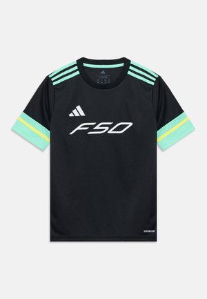 adidas Performance, UNISEX - Спортна тениска - black/pulse mint/solar lemon