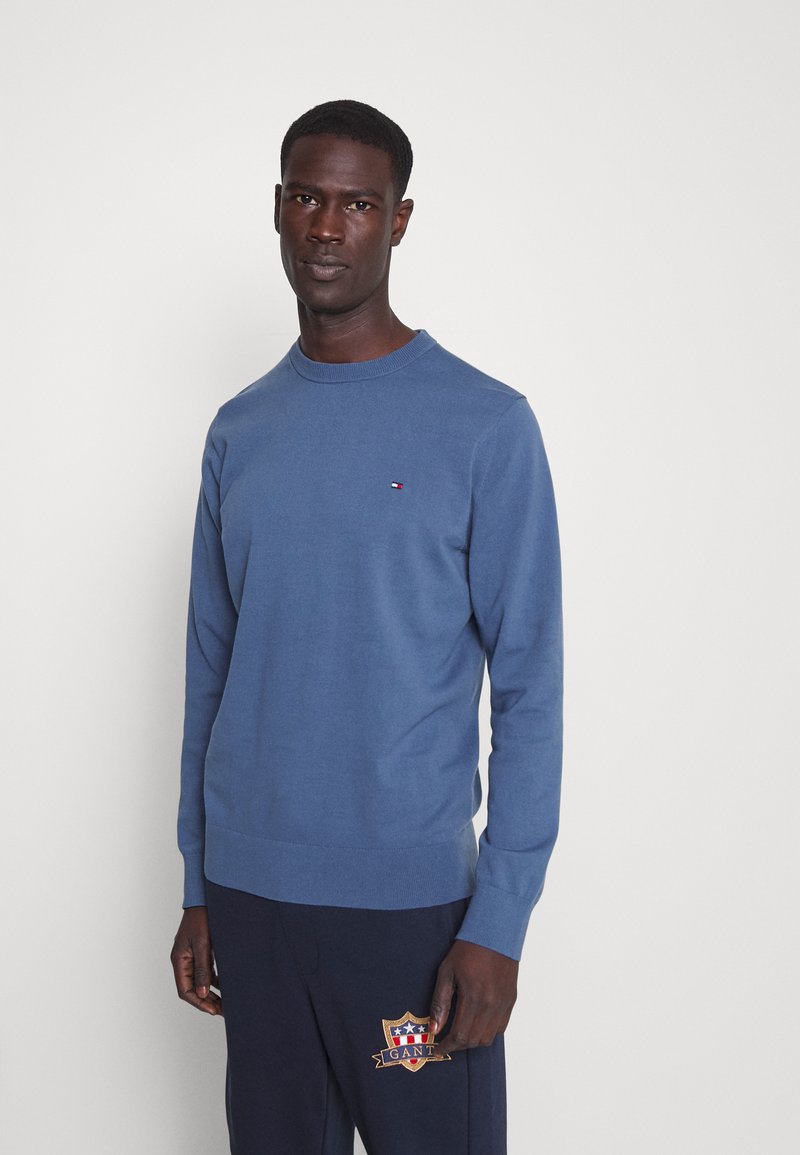 Tommy Hilfiger CREW NECK  - Strickpullover - faded indigo