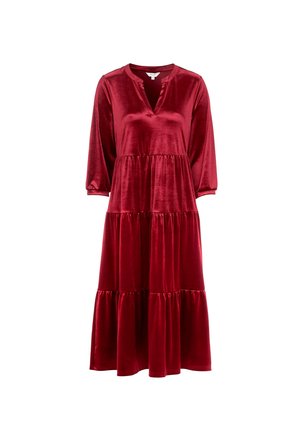 Cellbes of Sweden WITH FRILL - Jerseyjurk - dark red