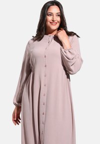 Modanisa TYPE PATTERN  PLAIN - Maxi dress - milky brown