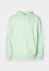 Pulover s kapuco - vapor green/white