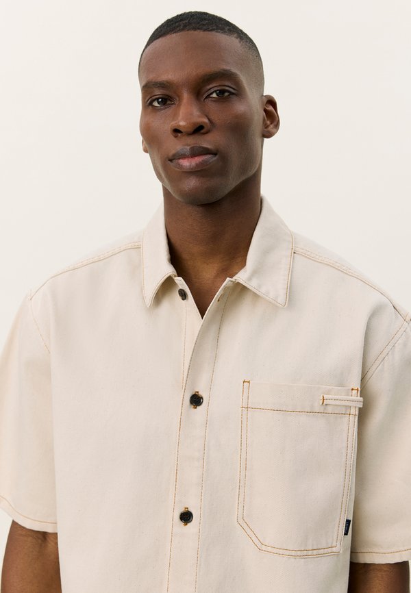JUAN CONTRAST SHIRT - Shirt - ivory3