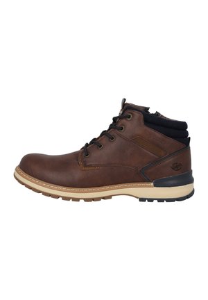 Schnürstiefelette - braun