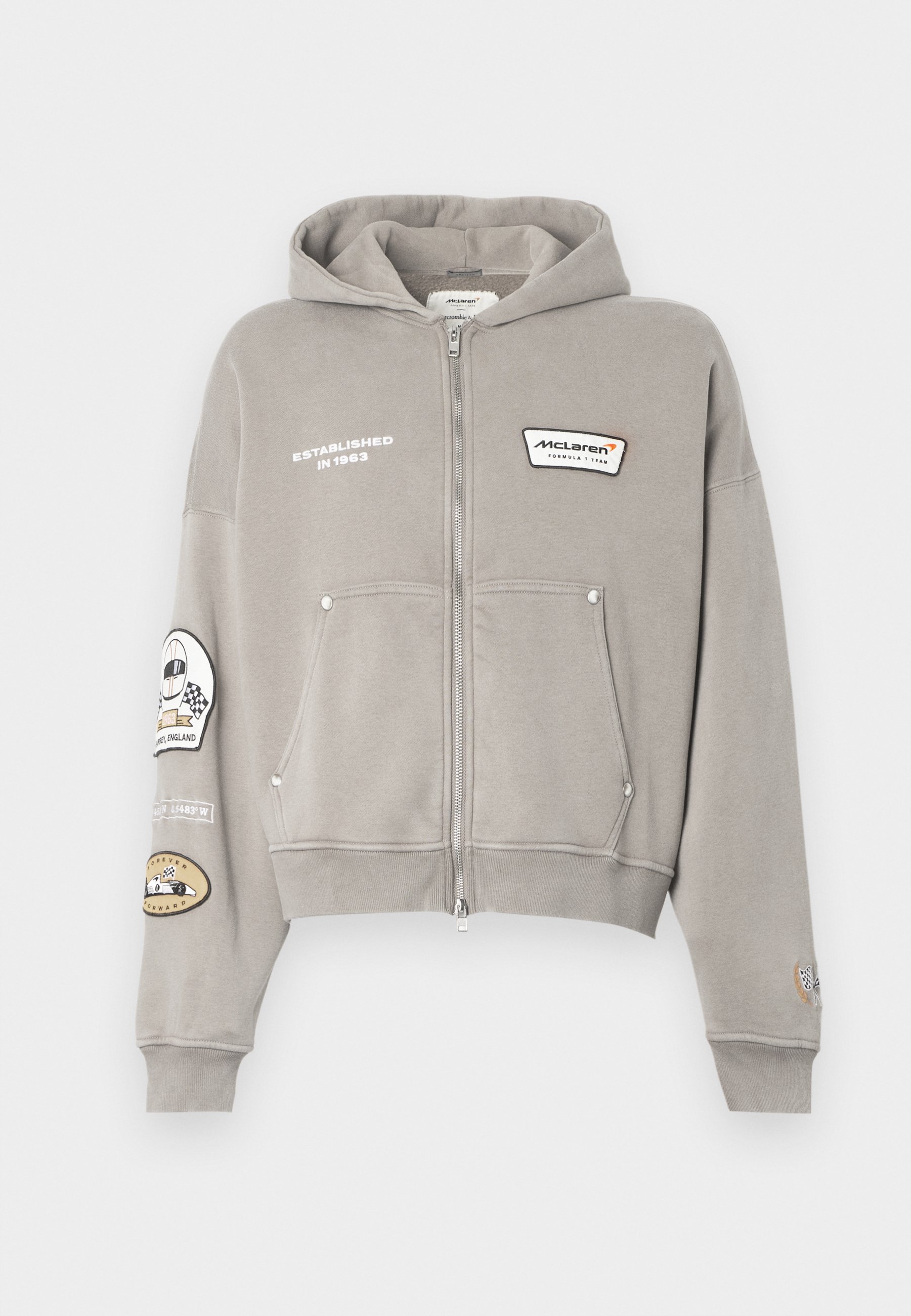 MCM×PHENOMENON Zip Hoodie ミカド着用 archive Abercrombie & Fitch MCLAREN - Zip-up sweatshirt - grey - Zalando.co.uk