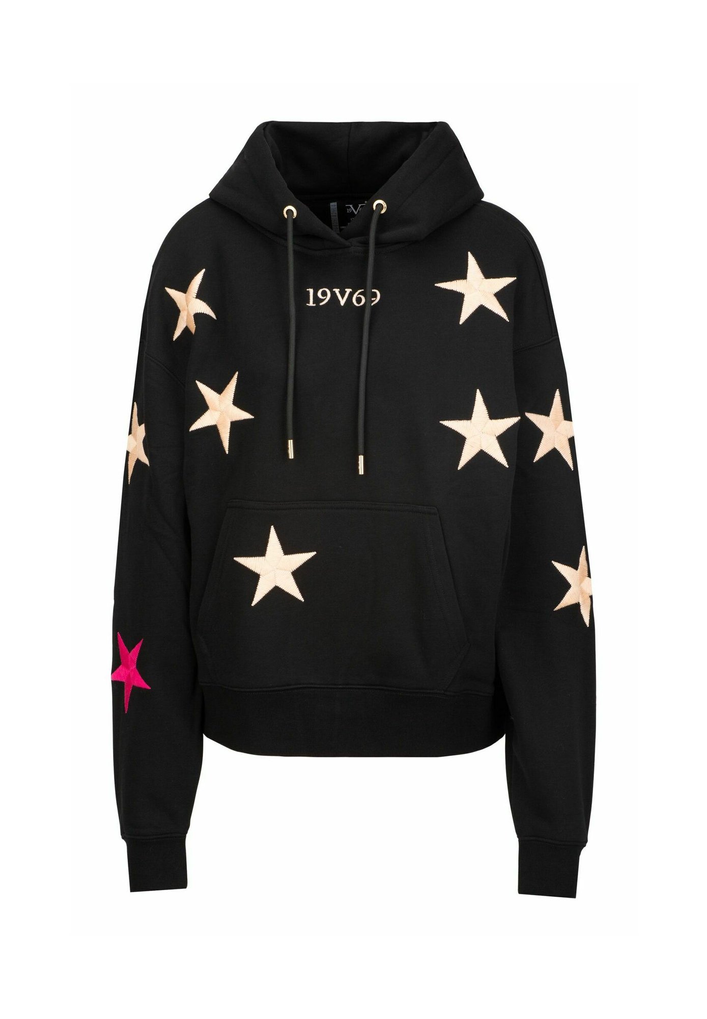 19V69 Italia BURNER STAR Hoodie black Zalando - Main Image