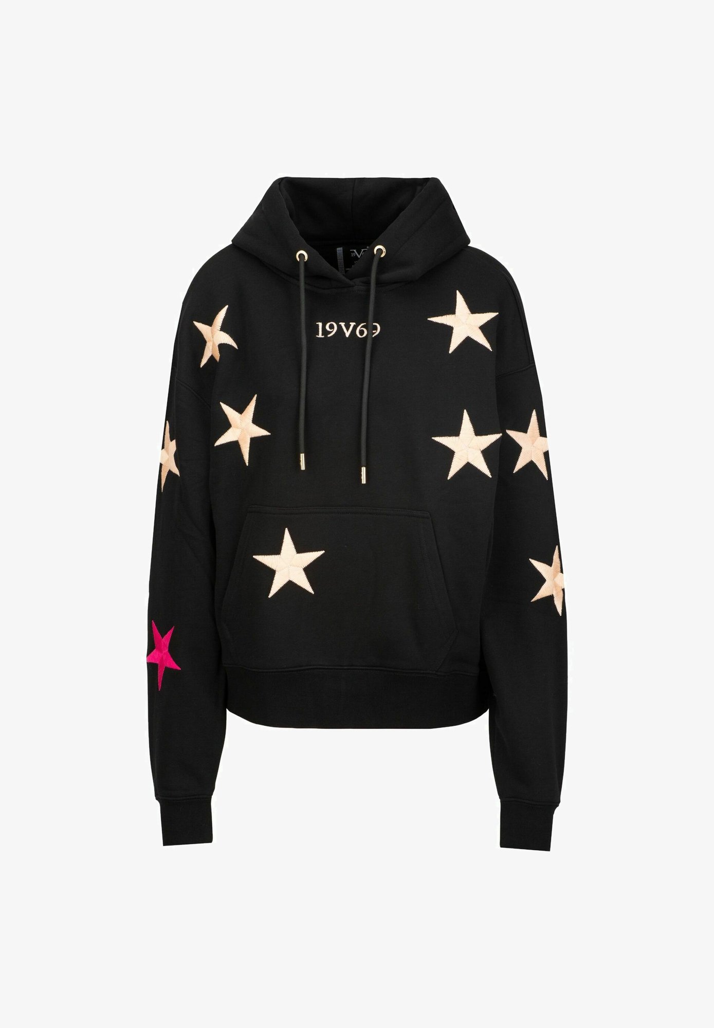 19V69 Italia BURNER STAR Hoodie black Zalando - Main Image