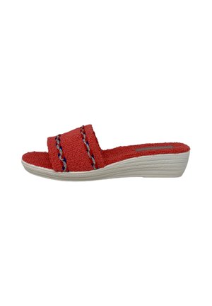 Patrizia Azzi PANTOFOLE - Ciabattine con tacco - red