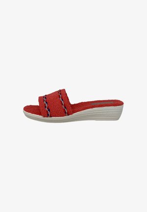 Patrizia Azzi PANTOFOLE - Ciabattine con tacco - red
