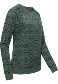 Ragwear RUNDHALS DARRIA AZTEC - Sportska majica - pine green