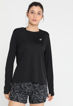 SILVER - Long sleeved top - performance black