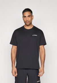 adidas Terrex NAT GEO AEROREADY GRAPHIC - T-skjorte til trening - black
