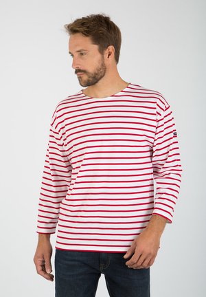 BEG MEIL MARINIÈRE - T-shirt à manches longues - blanc/braise