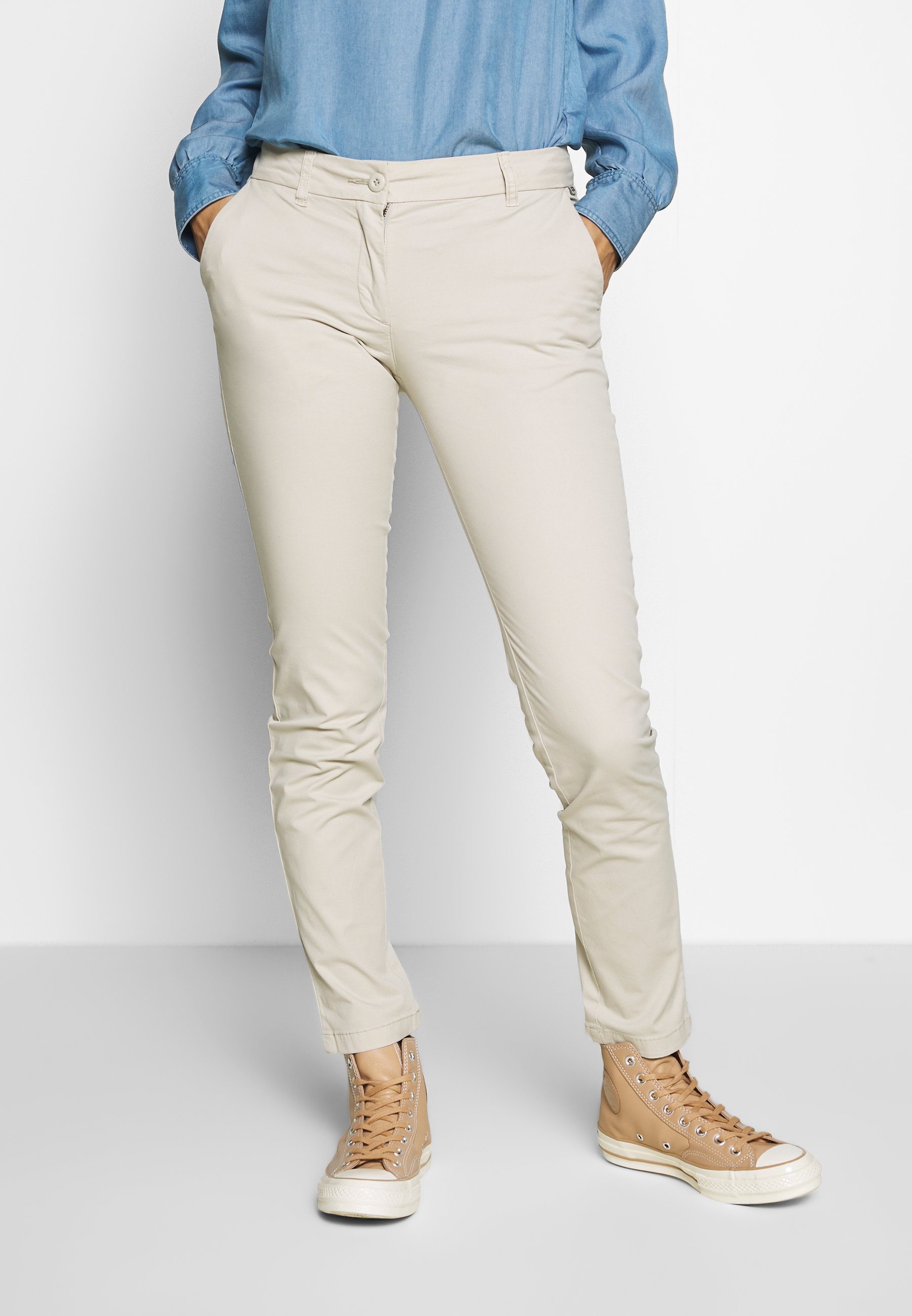 Napapijri MERIDIAN Chinos dove grey Zalando.no Napapijri MERIDIAN - Chinos - blu marine