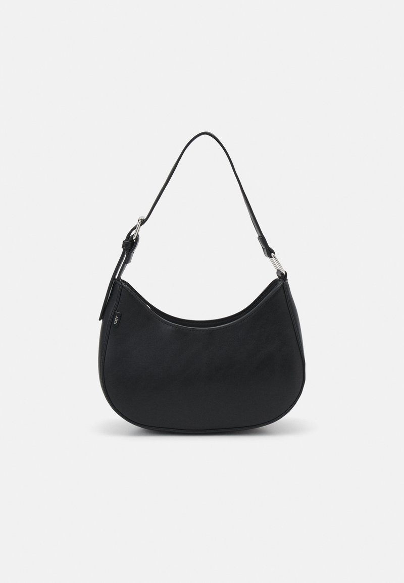 KARL LAGERFELD SIGNATURE SHOULDER BAG - Sac à main - black/gold-coloured/noir