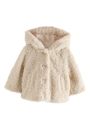 Next REGULAR FIT - HOODED BORG - Fleecejacke - cream